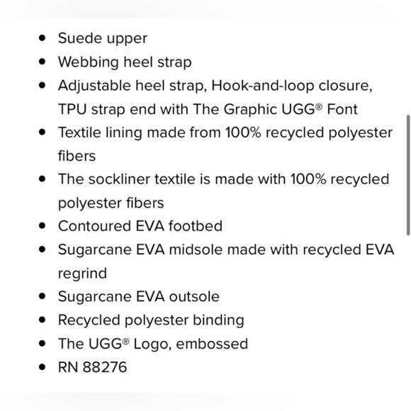 Ugg | Goldenstar | suede | black | strap | platform | cushy | clog | 8 - Picture 14 of 15